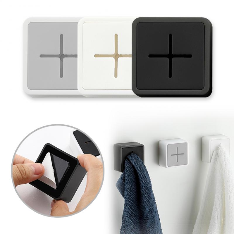 Porte-serviettes adhésif, porte-chiffon de cuisine, outils de nettoyage, porte-serviettes, Gadgets