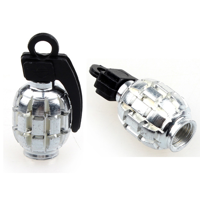 Acessórios da bicicleta para um ciclismo bicicleta mtb bmx moto colorido liga tampas de válvula poeira tampas ciclismo pneu do carro: 2pcs Silver