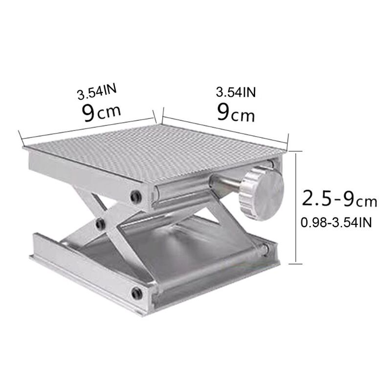 Stainless Steel Adjustable Lift Table Lab Lifting Stand Rack Lift Platform