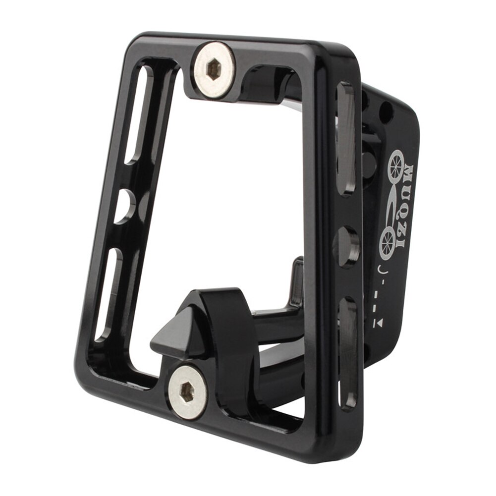 Voordrager Blok Tas Beugel Fiets Houder Draagbare Waterdichte Fietsen Elementen Voor Muqz Brompton Vouwfiets: Black