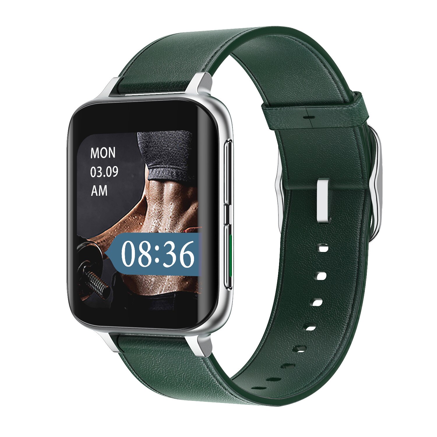 Bluetooth Oproepen Smart Horloge Mannen Vrouwen Waterdicht Smartwatch MP3 Speler Voor Oppo Android Apple Xiaomi Huawei: green