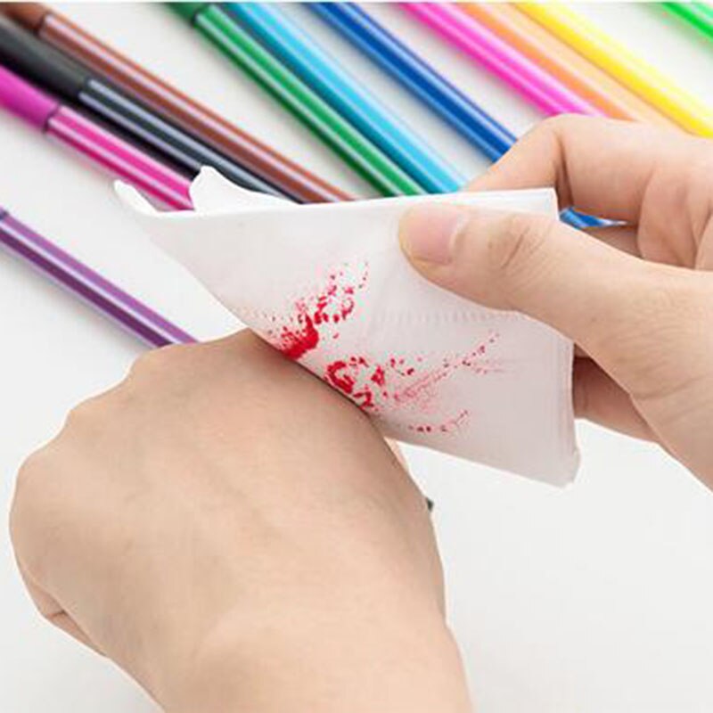 12 Colors Lucky Bottle Non-toxic Erasable Cartoon Watercolor Pens Random Children Graffiti Painting Stationery Pens