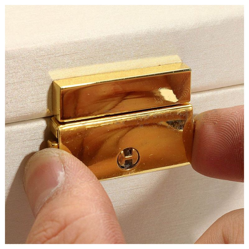 Large Jewellery Box Armoire Dressing Chest with Clasps Bracelet Ring Organiser