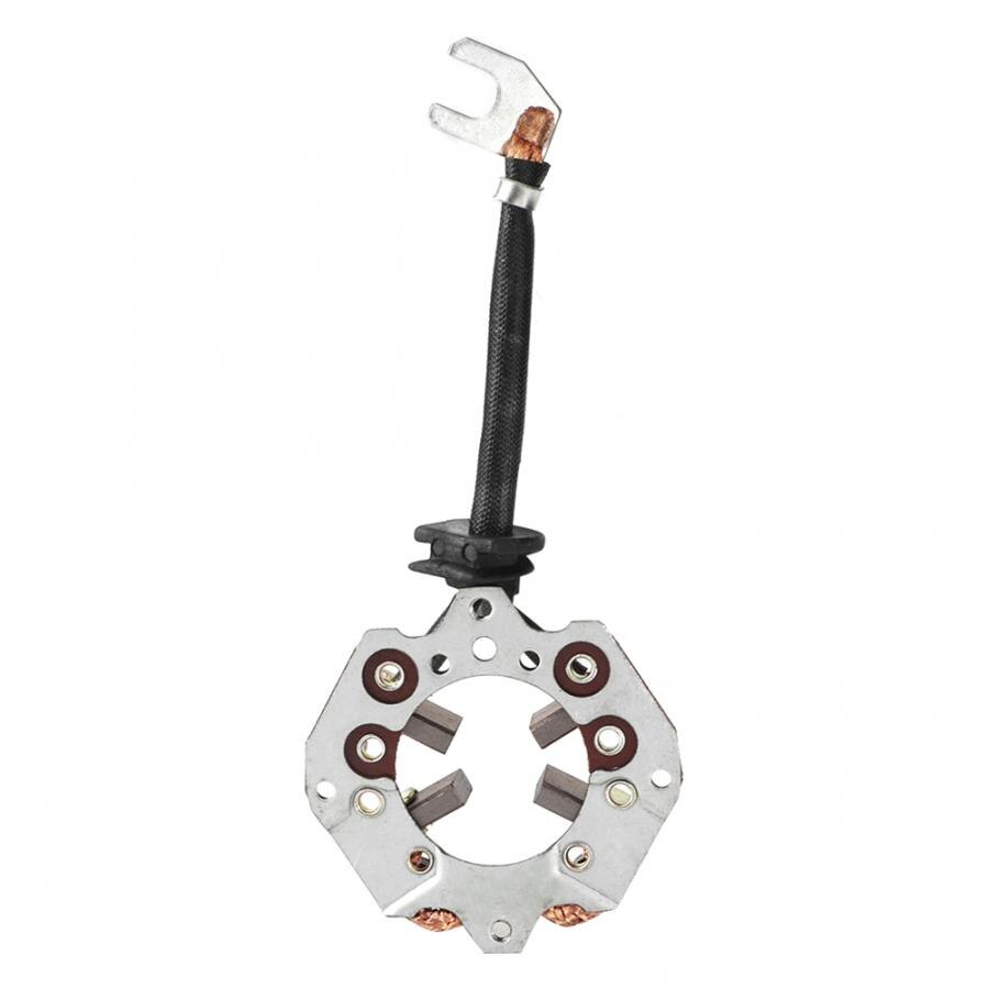 Soporte de escobilla de carbón para arrancador de coche compatible con Nissan, Nissan, Teana, Bluebird, Cefiro, Versa, Tiida, soporte de cepillo de carbono