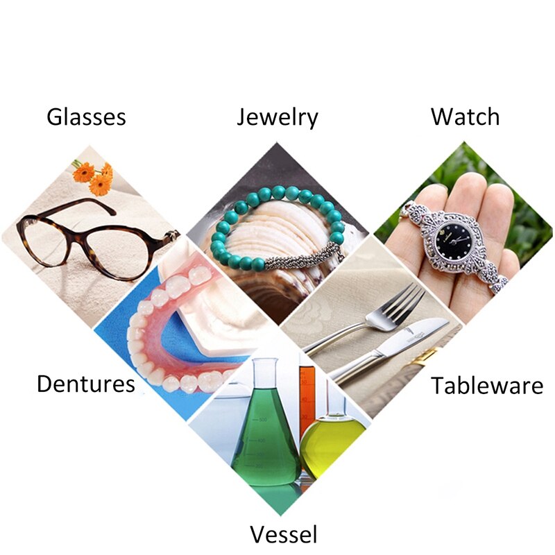 600ml digitale ultralydsrenser ultralydsbad smykker briller kredsløb rengøringsmaskine ultralydsterilisationsmaskine