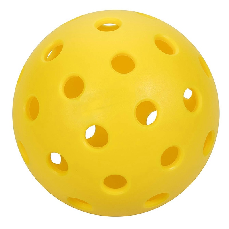 Pure Outdoor Pickleball Balls Specifically and Optimized for Pickleball Color Yellow