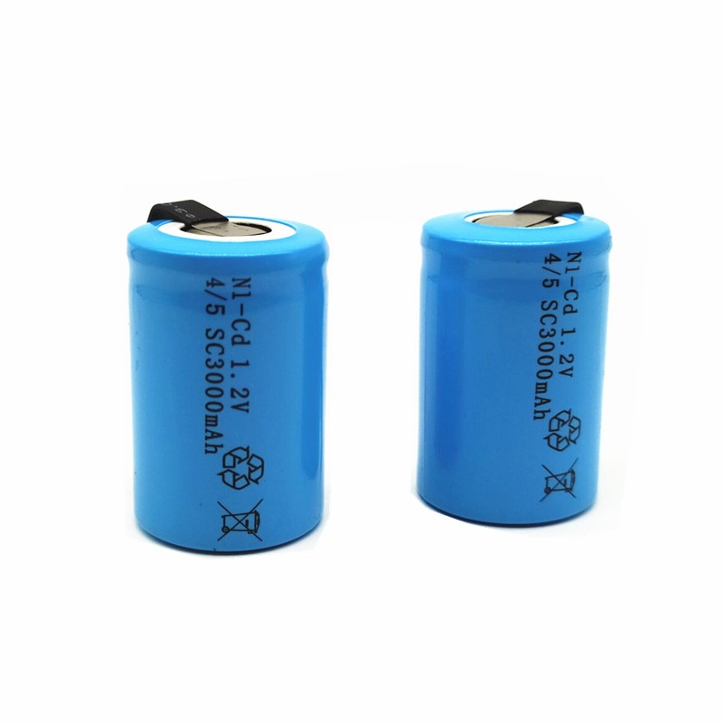 Batterij Oplaadbare Batterij Sub Batterij 4/5 Sc Ni-Cd Batterij 1.2 V Met Tab 3000 Mah Voor elektrische Tool