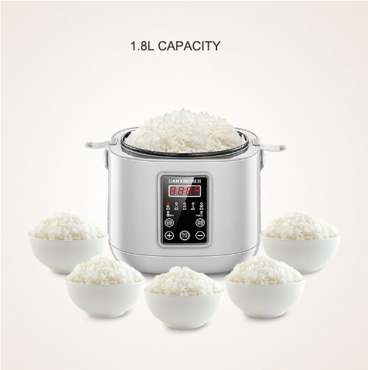 rice cooker smart rice steamer mini household egg Steamer rice cookwe 24 hour timer 1.8L Electrical Rice Cooker