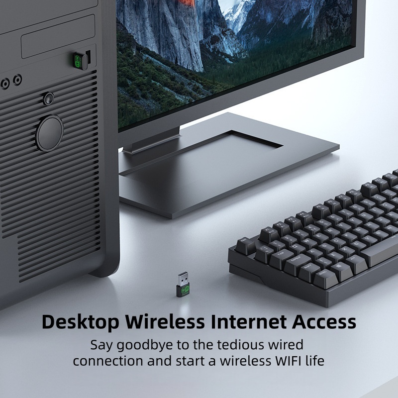 150 Mbit/s 802.11n USB-Wireless-Adapter Mini-USB-WLAN-Netzwerkkarte für PC-Desktop-Computer Kostenloser Treiber WLAN-Empfänger