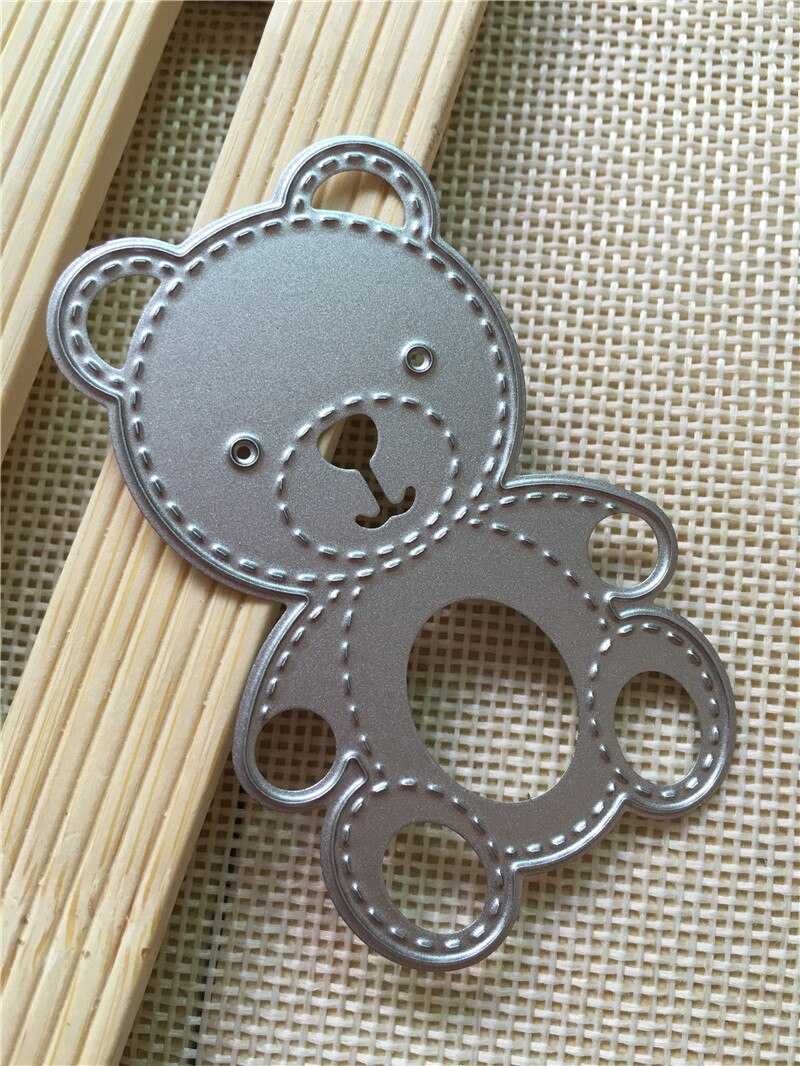 Bear Vorm Scrapbooking Snijden Beer Metalen Snijden Fotoalbum Cut Sterven Stencil Papieren Kaart