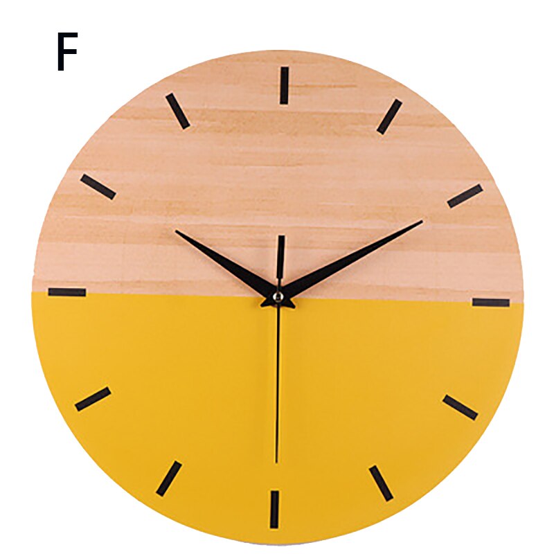 Fruit Digital Clock Modern Silent Digital Decorative Wall Clock for Home Living Roon Office Wall Decor: F