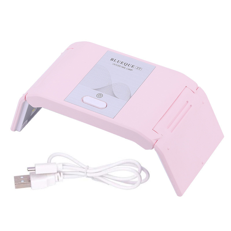 Trådløs genopladelig negle led lampe 24w gel polish tørretumbler led hærdningslys manicure lamper ledningsfri nail art lampe