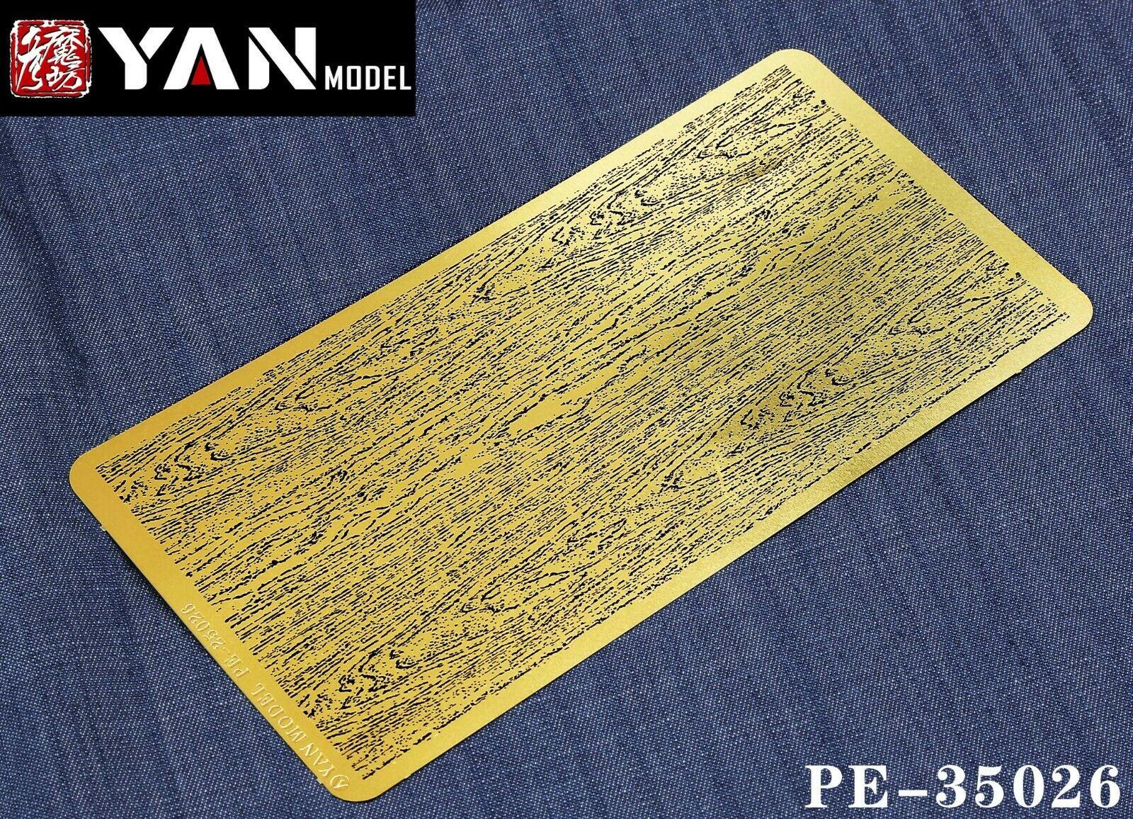 Yan Model PE-35026 Airbrush Stencil Wood Texture for 1/32 1/35 1/48