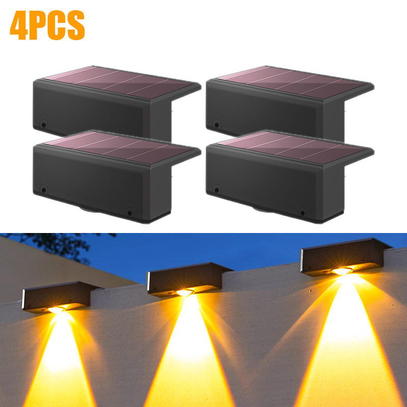 Wandwaslamp op zonne-energie Waterdichte LED-wandlamp voor buiten Binnenplaatslamp Decoratief balkontuin: Rood