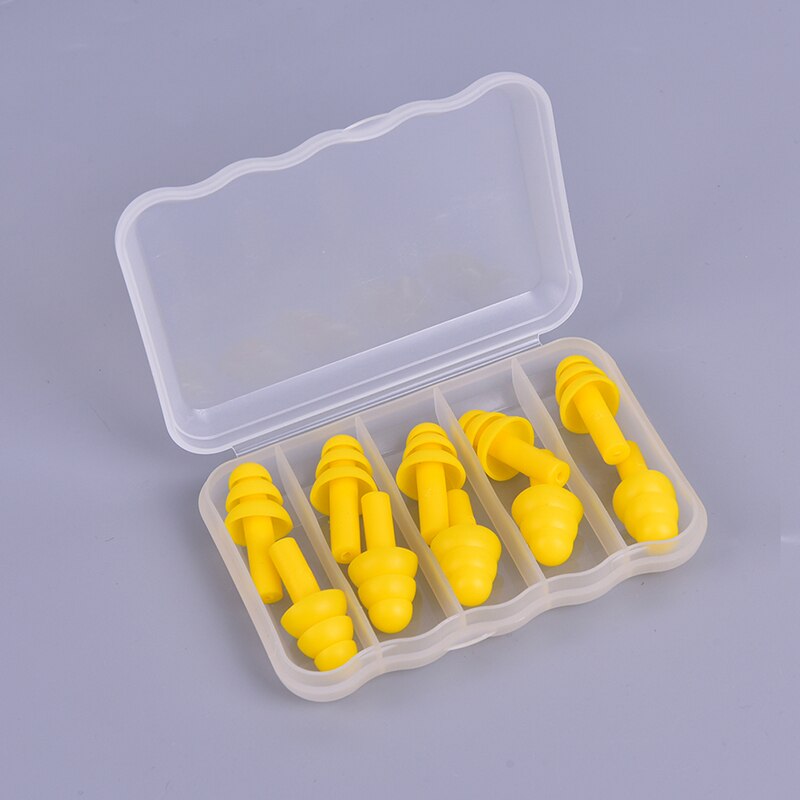 Swimmers Plug 5 Pairs Soft Anti-Noise Ear Plug Waterproof Swimmi... – Grandado