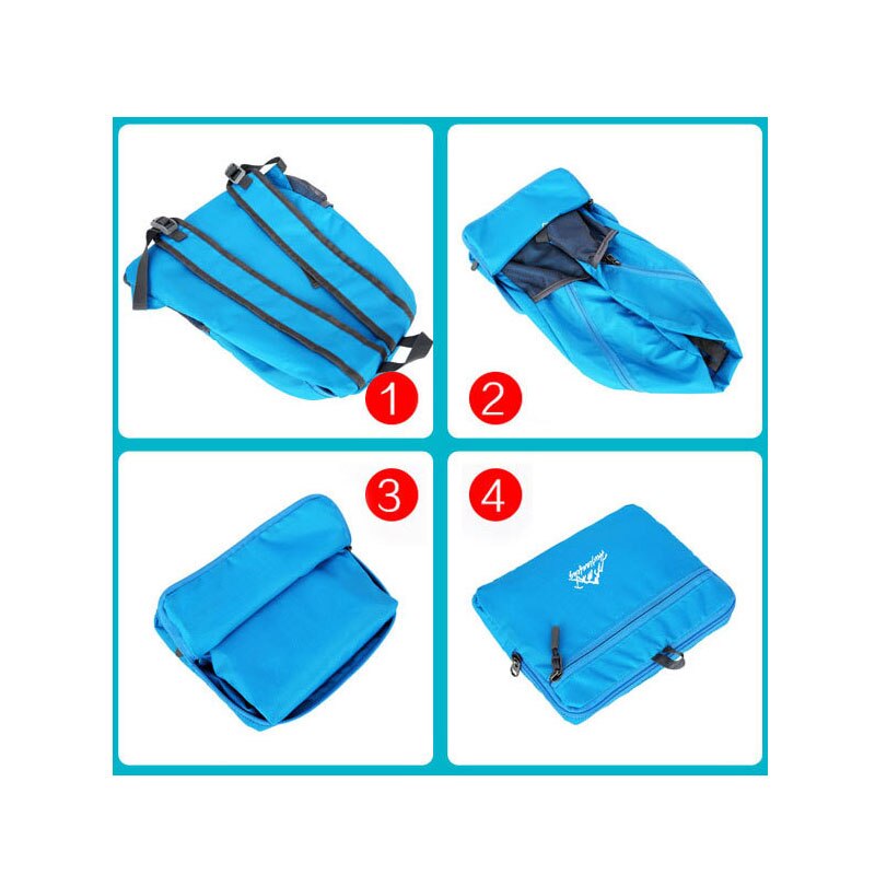HWJIANFENG Nylon pliant sac à dos voyage sport sac de sport femmes sac sur le sac à bandoulière organisateur imperméable randonnée Camping