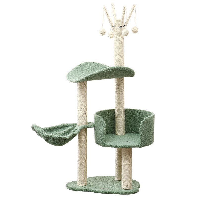 Funny Scratching Post Climbing Tree Toy Cat Tree Scratcher Activity Protecting Furniture Pet House Cat Furniture