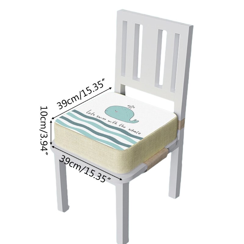 Portable 39x39x10cm Child Toddler Cartoon Animal High Chair Seat Booster Baby Infant Increasing Cushion Thick Pad