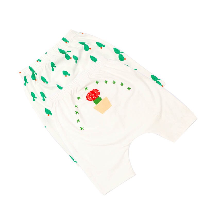 2019 estate e autunno nuovo grande culo pantaloni dei bambini svegli dei bambini del ragazzo e girlcotton cinque punti pantaloni del bambino pantaloni del bambino: Cactus 100CM 14-16KG