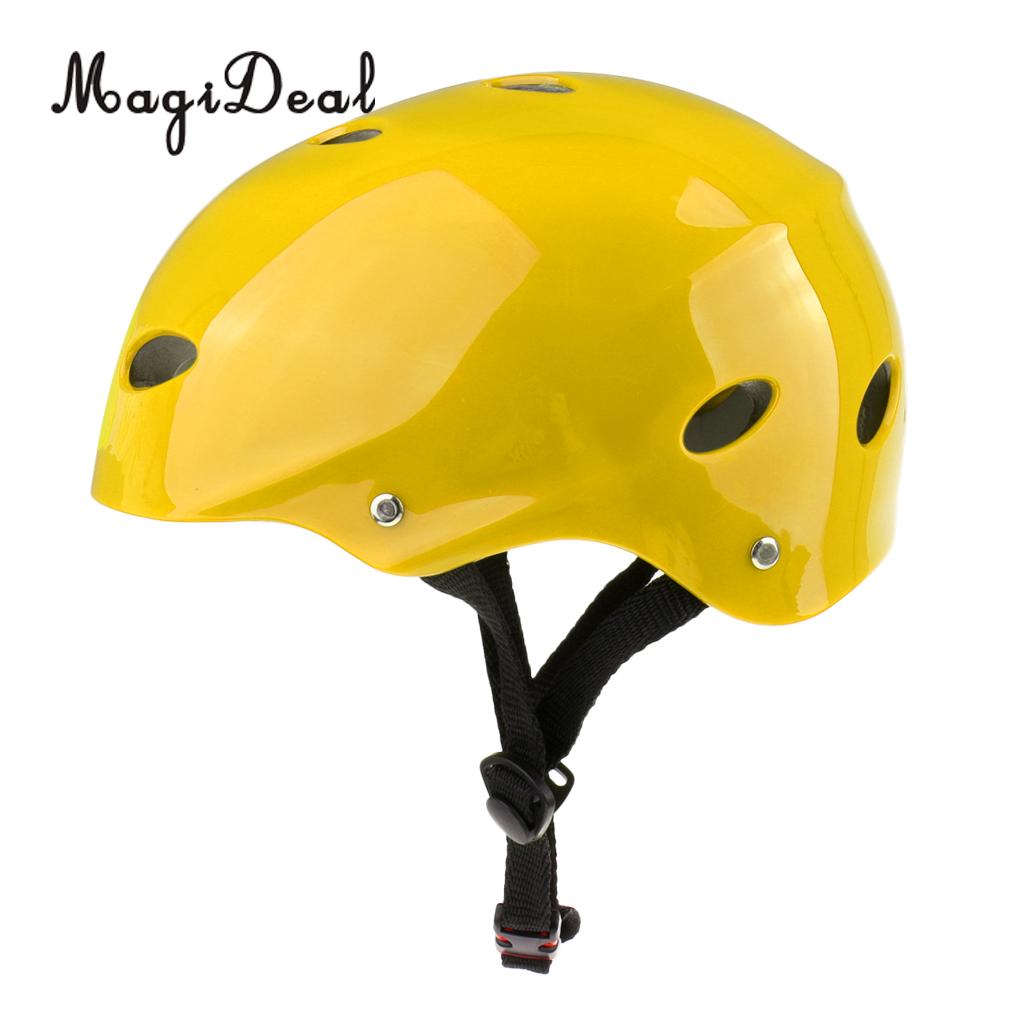 MagiDeal CE Approvato Acqua Sicurezza e prevenzione nello sport Casco Wakeboard Kayak Canoa Barca Deriva Surf Skateboard di Protezione In Bicicletta Cappello di S M L