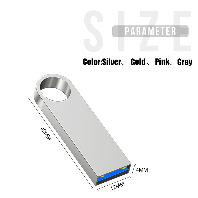 Usb-minnepinne - metall usb-penn -8/16/32/64/128gb- slitesterk stilig usb-pinne til datalagring - høyhastighets minnepinne flashdisk