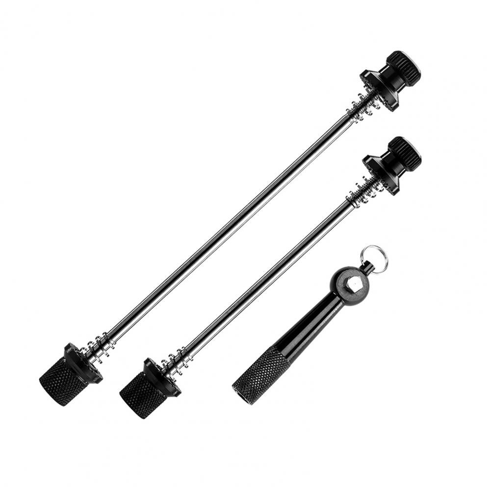 Ultralight Anti Theft Road Mountain Bicycle Front Rear Hub Wheels Lock Safety Aluminum Quick Release Skewer Set Bike Parts
