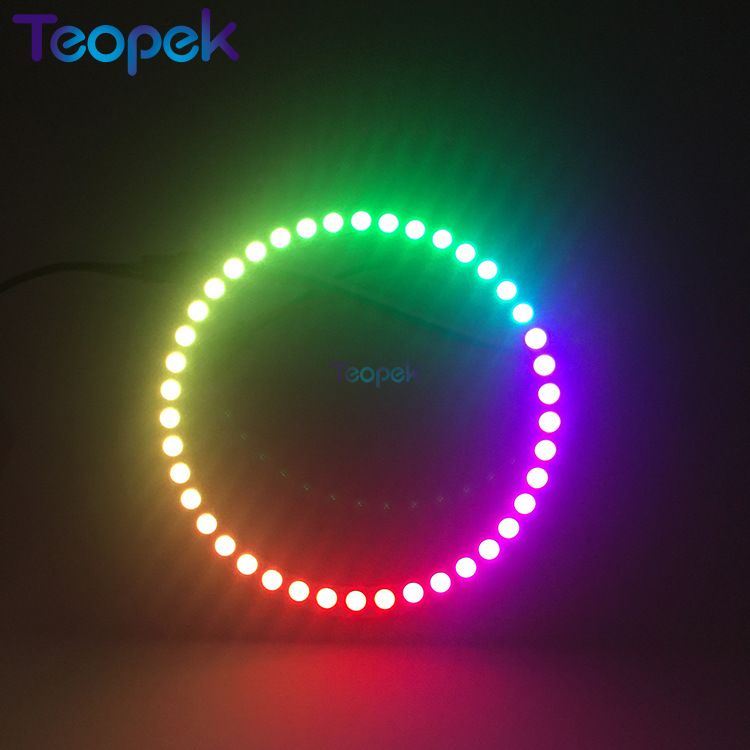 Led Pixel Ring WS2812B Addressable 8/16/24/35/45Leds 5050 RGB Led Diode Ring IC Built-in LED