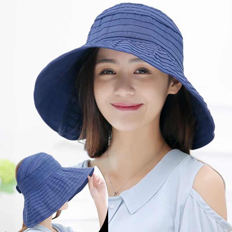 Sombrero para el sol, sombreros para el sol para mujeres gorra de playa de  protección uv de verano de ala grande