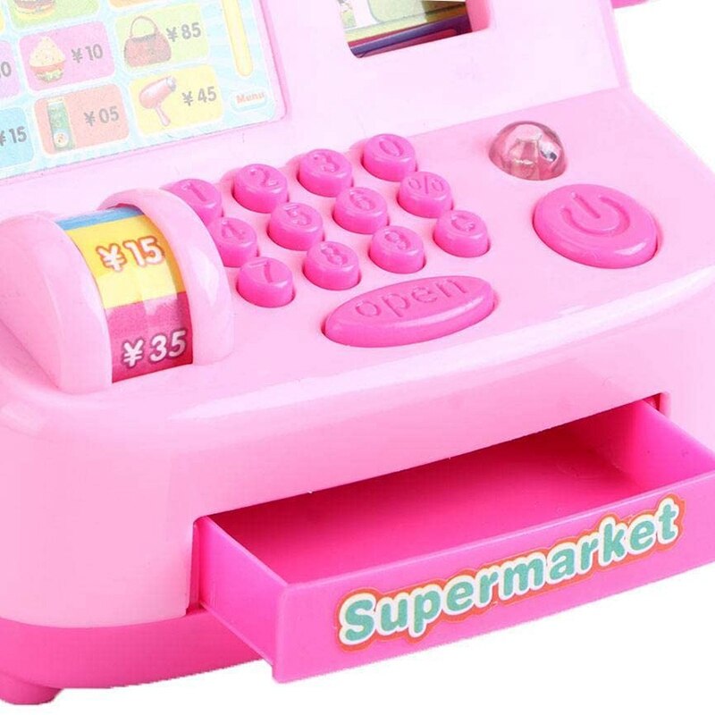 Gesimuleerde Elektronische Winkel Speelgoed, Supermarkt Kleine Huishoudapparatuur Kassa Speelgoed, Tellen Speelgoed Voor Kids Banking Spelen