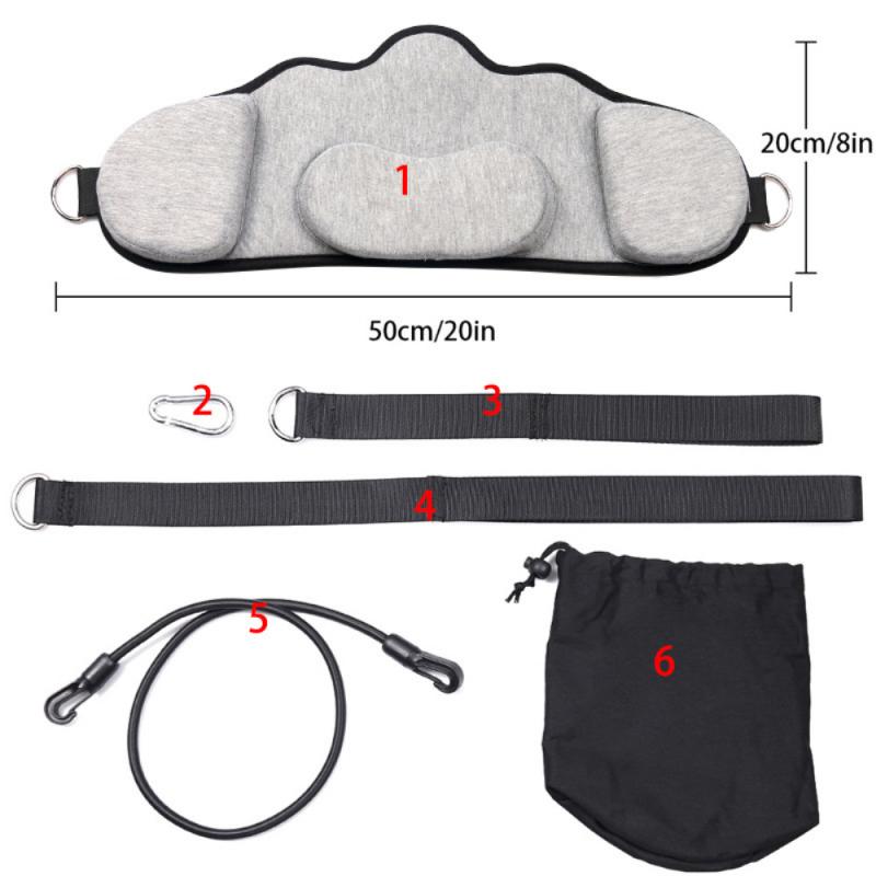 Hamaca estiradora de cuello para aliviar el dolor de cuello hamaca elevador de cuello corrección de la columna vertebral Cervical cinturón de tracción Cervical