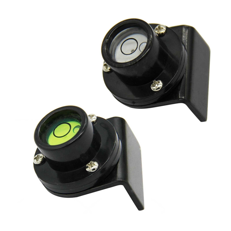 White/Green Liquid Level with Metal Case Bubble Level Tower Ruler Spirit-Level Bubble Measuring Tool Used for Surveying