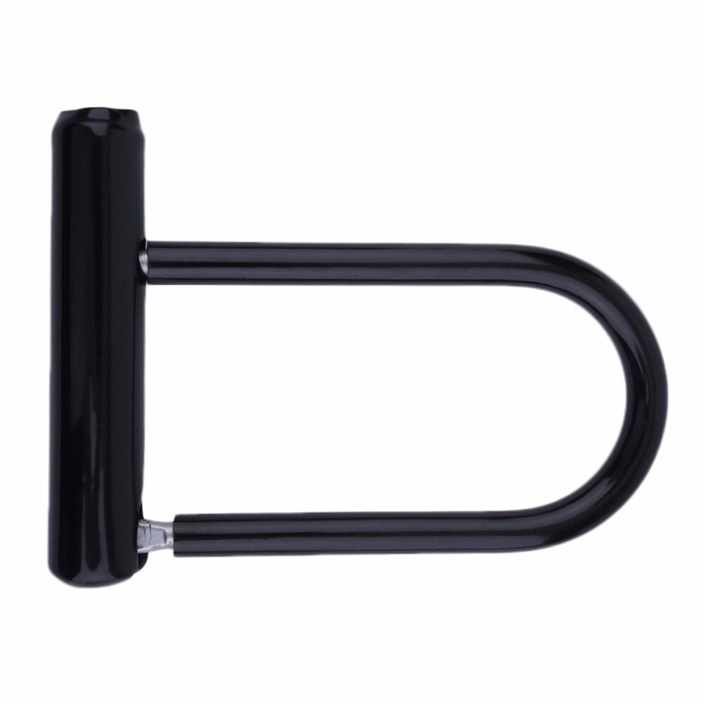Bike U Lock Bicycle Cycling Steel Anti Theft Bicycle Security Lock Cycling Safety Accessory with Mounting Bracket Key