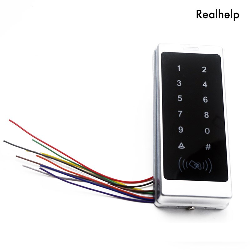 Touch Keypad Entry System Support 1000Card and 500Password One Touch Entry Office Access Waterproof Access Wiegand Card Reader