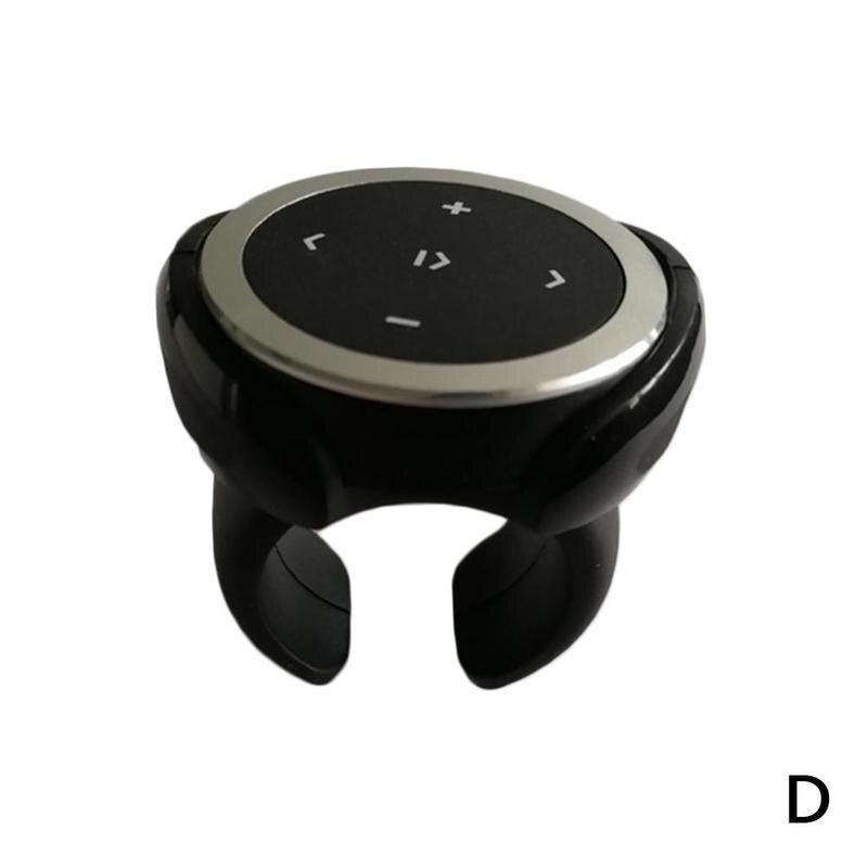 1pcs Car Wireless Bluetooth 3.0 Receiver Controller Bluetooth Media Control Button Car Steering Wheel Remote Controller Receiver: Product with Bracket