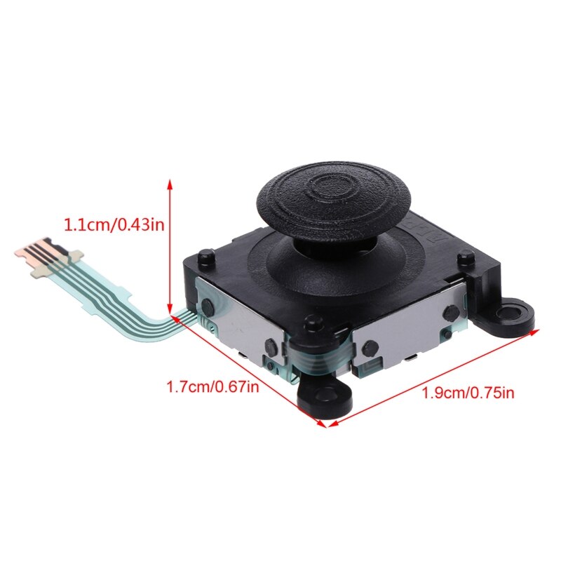 3d analoge sensor-stick-joystick-controller-daumenstick-wippe für ps vita 1000