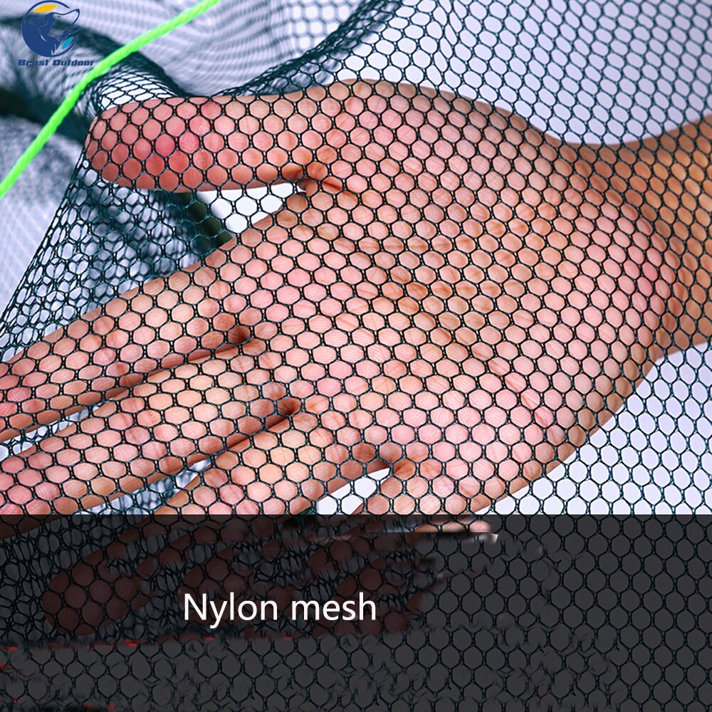 Portable Folding Fishing Net Fish Cast Shrimp Crayfish Catcher Open Gear Round Lifting Net Outdoor Fishing Tool Fishing Net