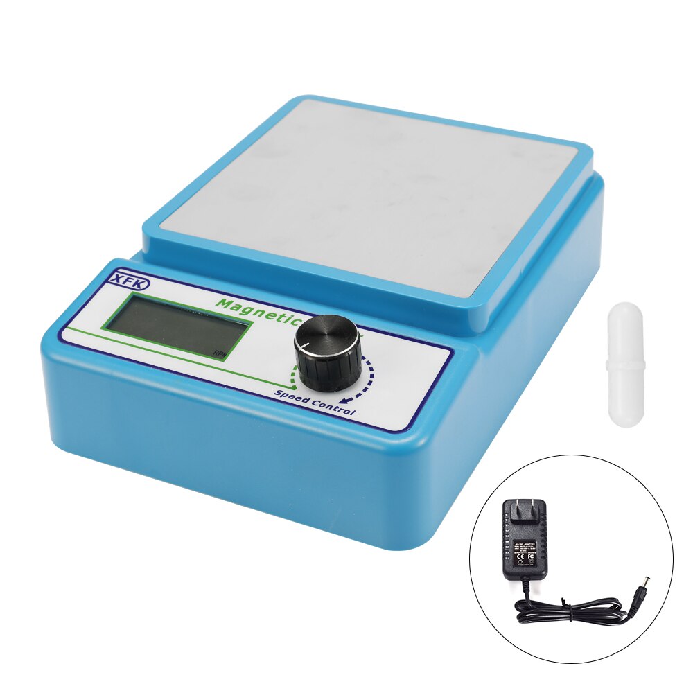 Mini 2400 rotary stirrer magnetic stirrer stir bar capacity 1000ml suitable for scientific research industry: US plug