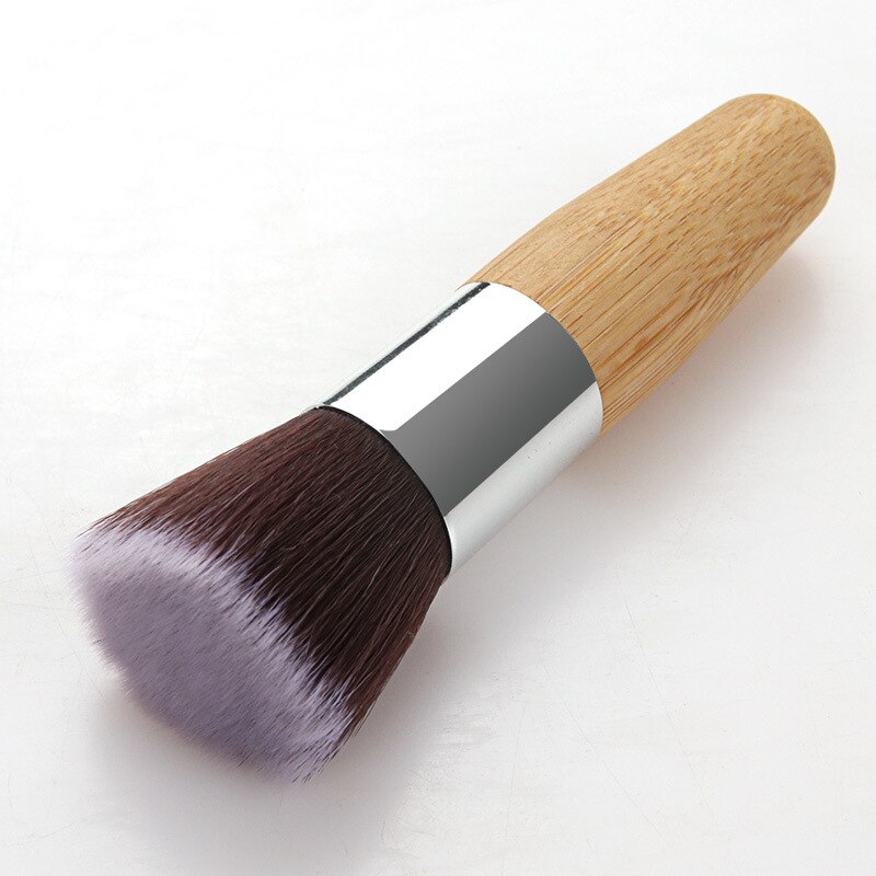 1pc makeup børste flad top foundation pudder skønhedsbørster kosmetisk make-up værktøj