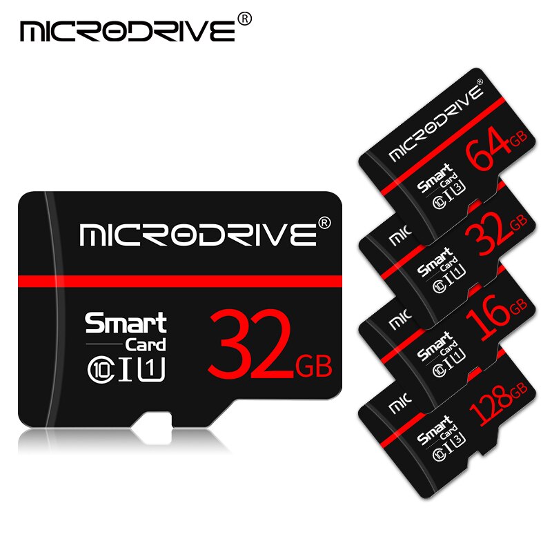 Zwart Geheugenkaart Tarjeta Micro Sd Card 4Gb 8Gb 16Gb 32Gb 64Gb 128Gb Cartao De memoria Fash Drive Sd Kaarten Met Adapter