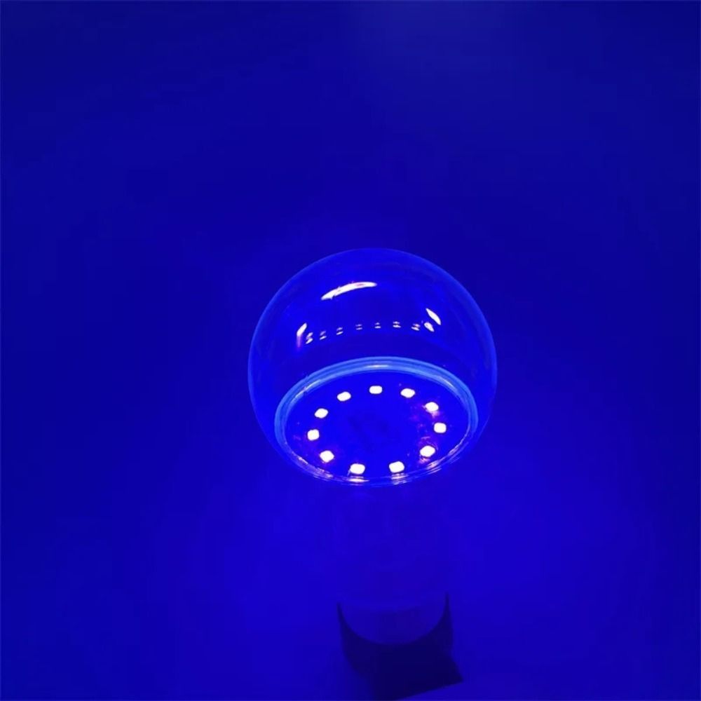 Lámpara ultravioleta de luz negra, bombilla UV púrpura 360, bombillas de luz UV E27 de 10W, atmósfera, bombilla negra púrpura, decoración de barra