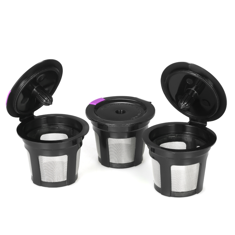 3 Stks/set Herbruikbare K-Cup Koffie Capsule Voor Keurig 2.0 &amp; 1.0 Brewers Hervulbare Koffie Filters