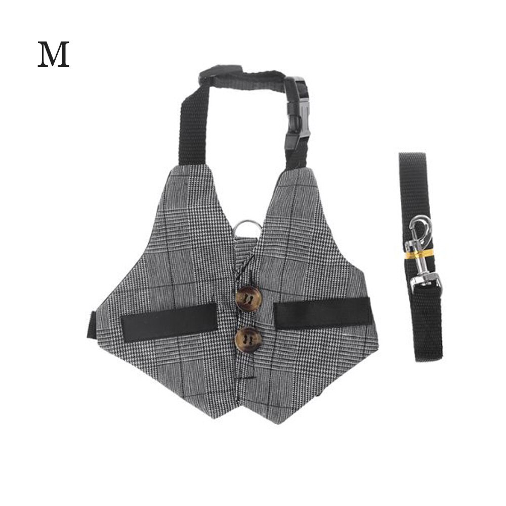 Hamster konijn hondentuig vest kleine dieren hamster accessoires huisdier puppy tuigje lijn set voor fret cavia kitten: M