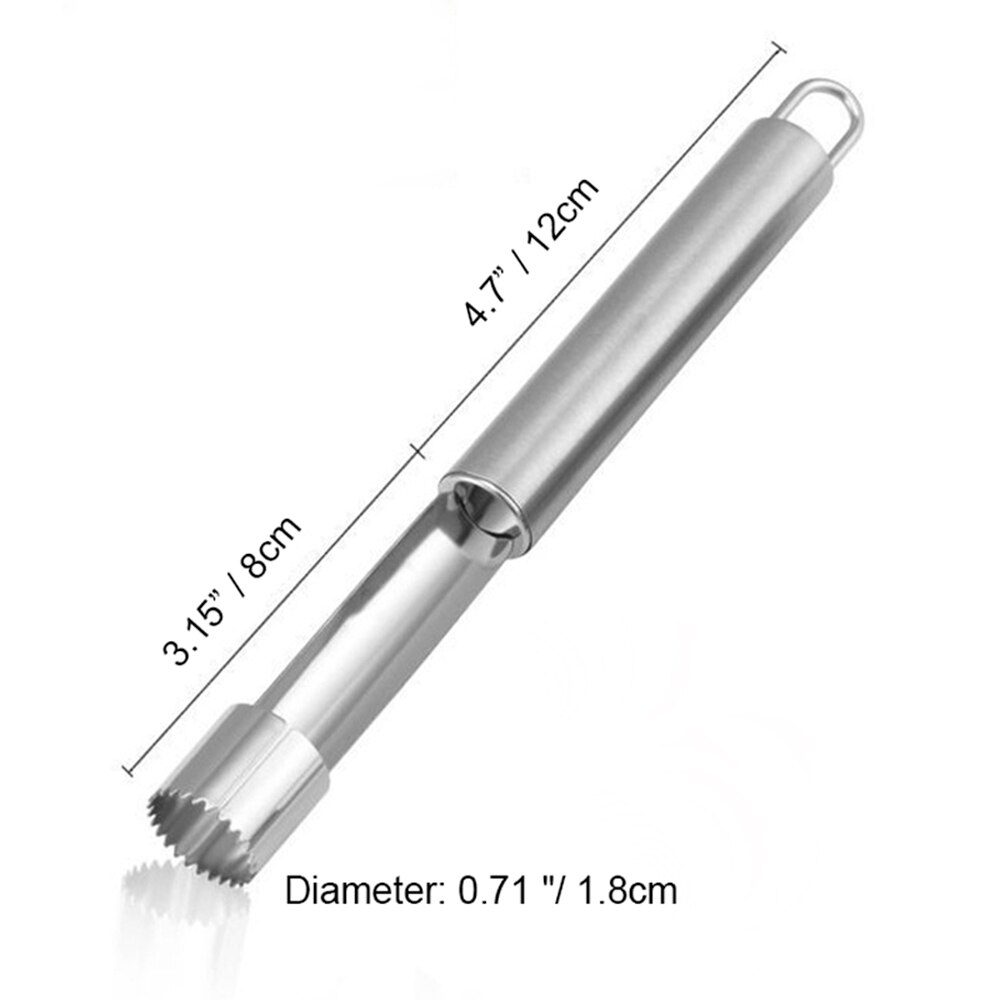 Roestvrijstalen appelboor ontpitter kersenpeer paprika ontpit peper twist fruitkern ontpit keukengereedschap gadget ontpitter