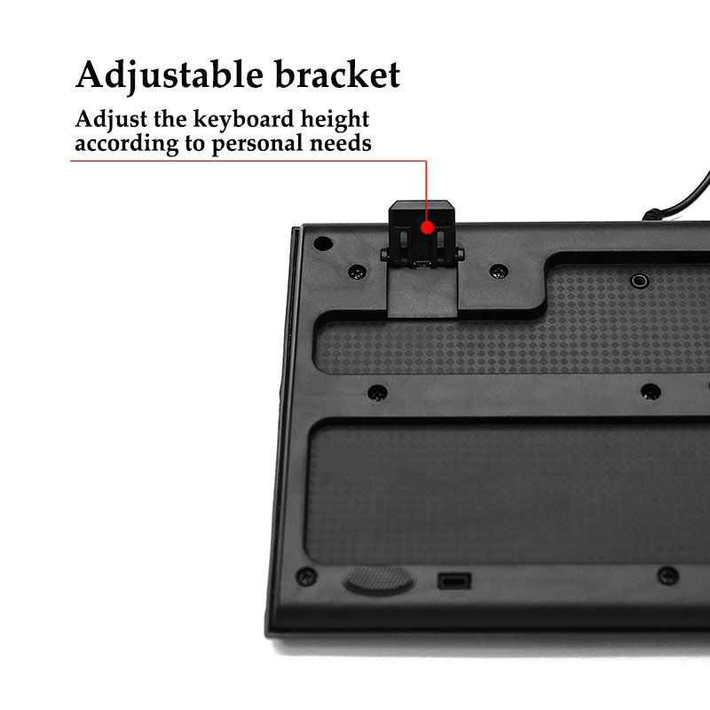 Multifunctional Gaming Keyboard Mechanical Wired Keyboard USB Interface104 Keycaps with Waterproof Function for Tablet Desktop