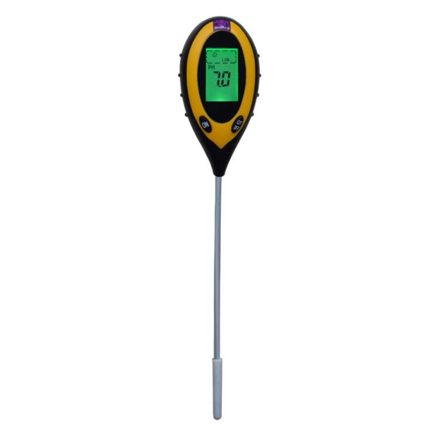4 in 1 Soil Ph Meter Soil Tester For Gardening Plant,PH Moisture Meter Temperature Sunlight Intensity Acidity Alkali Measurement