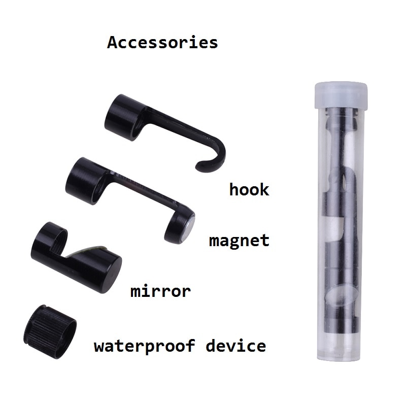 Wifi endoskop kamera HD1200P twardy drut 8 doprowadziło 8MM obiektyw bezprzewodowa inspekcja boroskop kamera dla iPhone samochód android telefon PC IOS