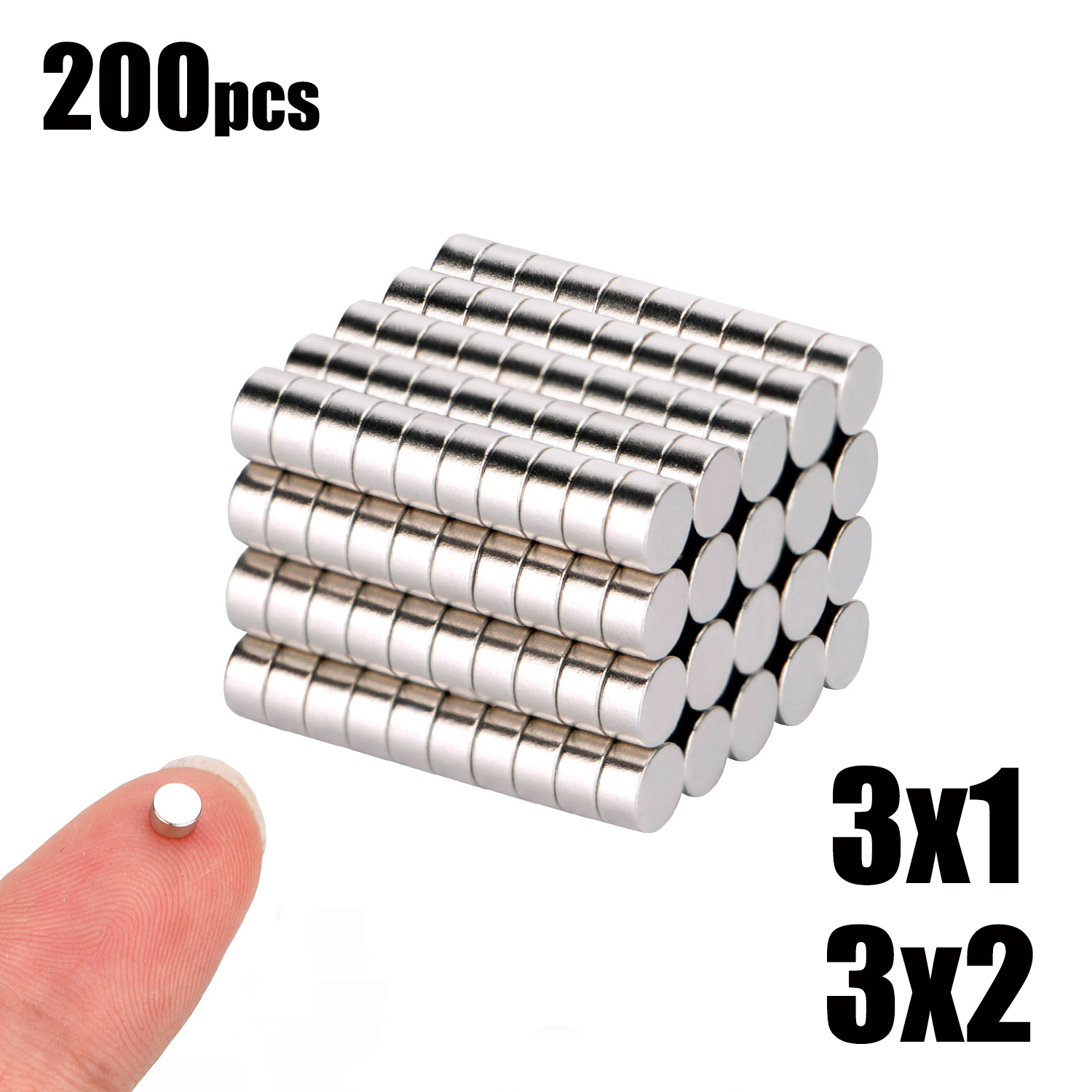 20 50 100 stk 3 x 1 3 x 2mm små runde neodym magnet sterke magneter sjeldne jordarter neodym magnet sterk neodym magnet