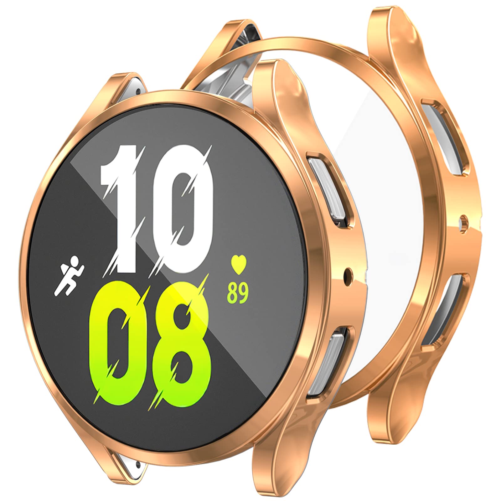Coque pour Samsung Galaxy Watch 4/5 44mm 40mm classique 46mm 42mm protecteur d'écran TPU couverture de pare-chocs complète pour montre 5 pro 45mm