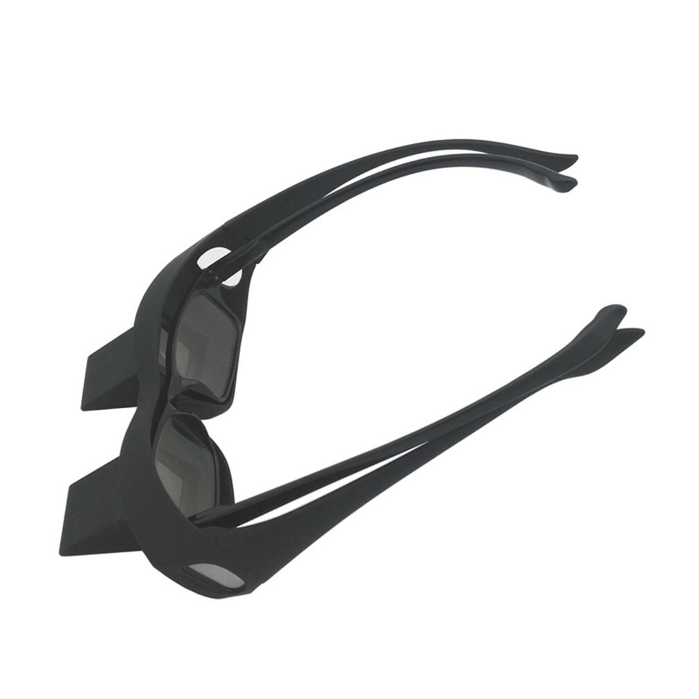 Periscope de lecture horizontale, lunettes de vue assis sur le lit couché, prisme,