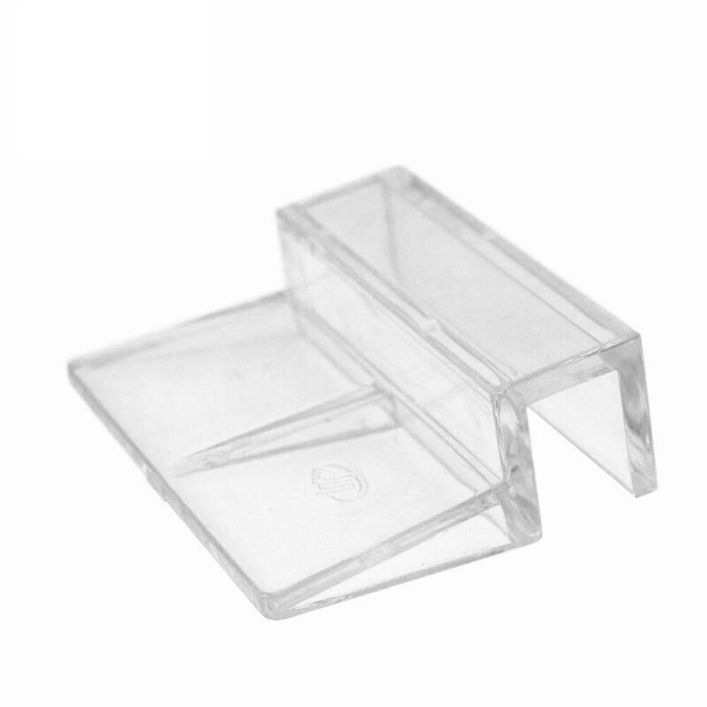 Soporte de 4 piezas para pecera, abrazadera para acuario, tapa de acrílico, cubierta de vidrio, accesorios de soporte para placa, 6/8/10/12mm: 8mm